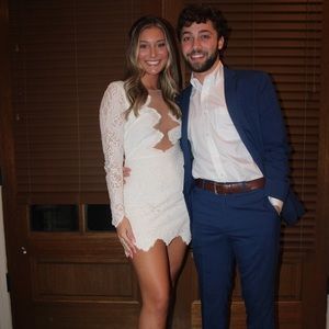 For love and lemons white noir dress!